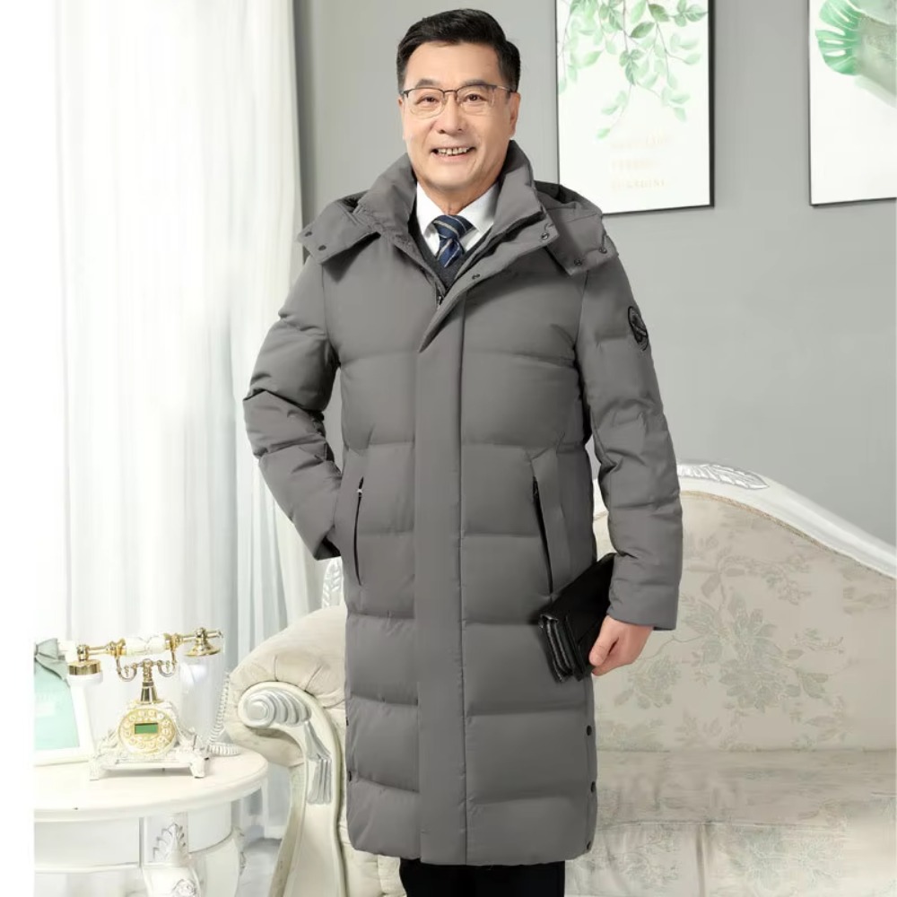 Winter Clothing Hiking - Puffer Men's Down Coats Parkas White