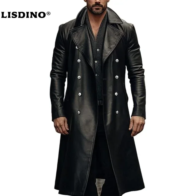 Leather Jacket Men Winter Flee - Winter Clothing Pk review and price
