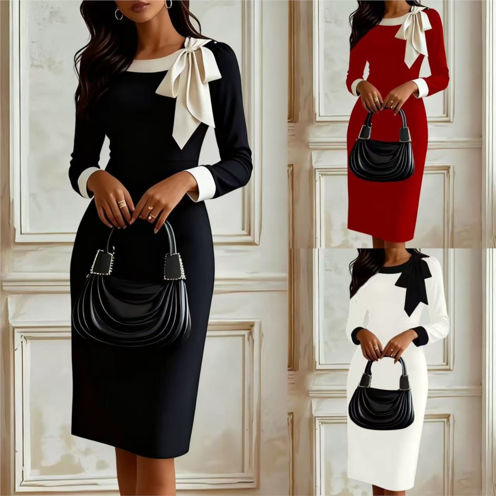 Temperament Women's Dress Slim - Winter Clothing Drawing review and price