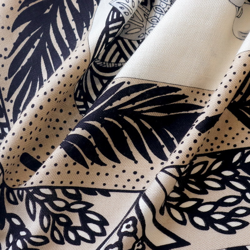 Silk Wool Scarf 135CM Luxury D - Winter Clothing Hong Kong review and price